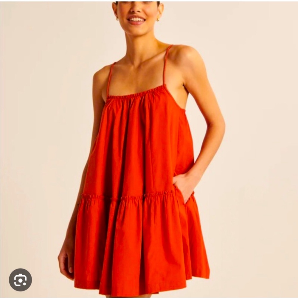 Abercrombie red dress